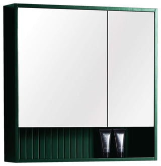 Venezian 18" Medicine Cabinet, Green, 28"