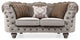 Broadway 79 in. W Round Arm Velvet Straight Sofa, 79 in.