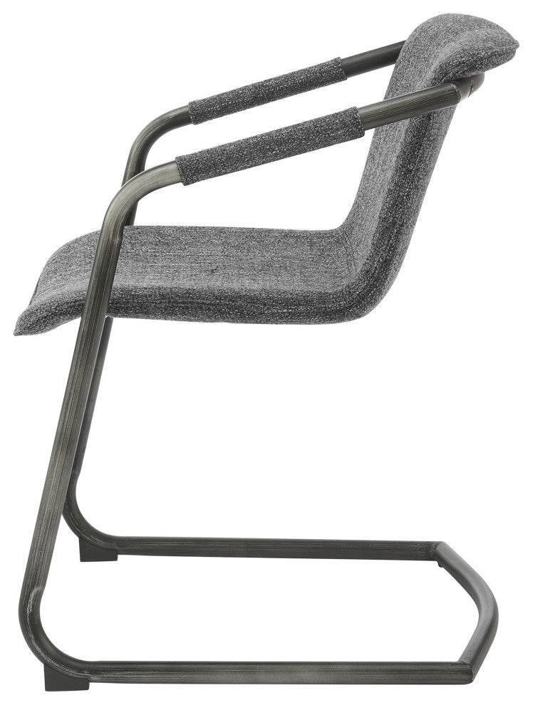 Indy Dining Side Chair, Set of 2, Blazer Dark Gray