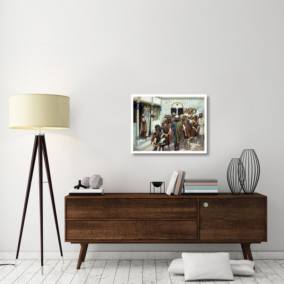 "Moses Speaks to the People" Digital Paper Print by James Tissot, 32"x25"
