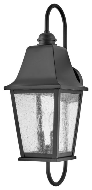 Hinkley Kingston Large Wall Mount Lantern, Black