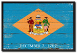 Delaware State Flag Canvas Print, 28"x37"