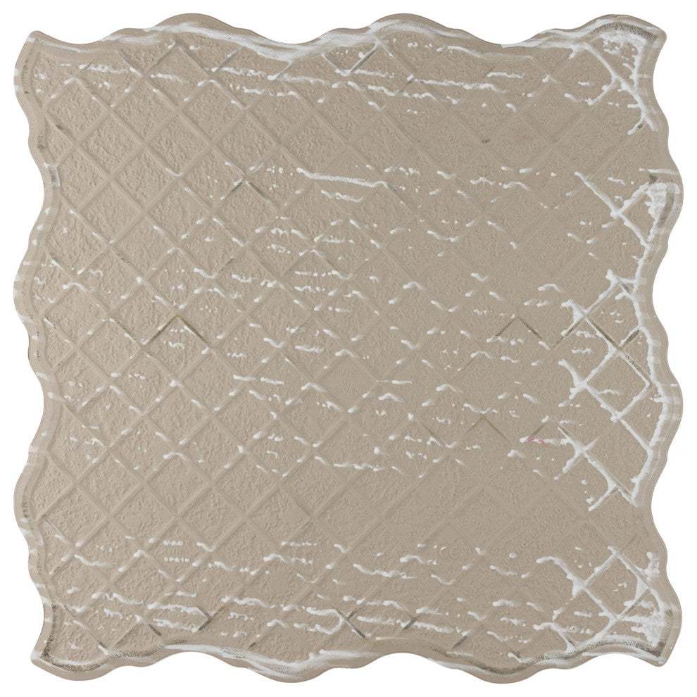 Canet Porcelain Floor and Wall Tile Sample, Beige