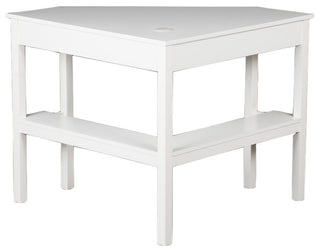 Peoria Corner Computer Desk, White
