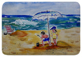 Children at the Beach Bath Mat 24x36