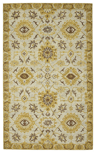 Amer Rugs Romania Newburg ROM-3 Gold Hand-hooked - 9' X 13' Rectangle Area Rug