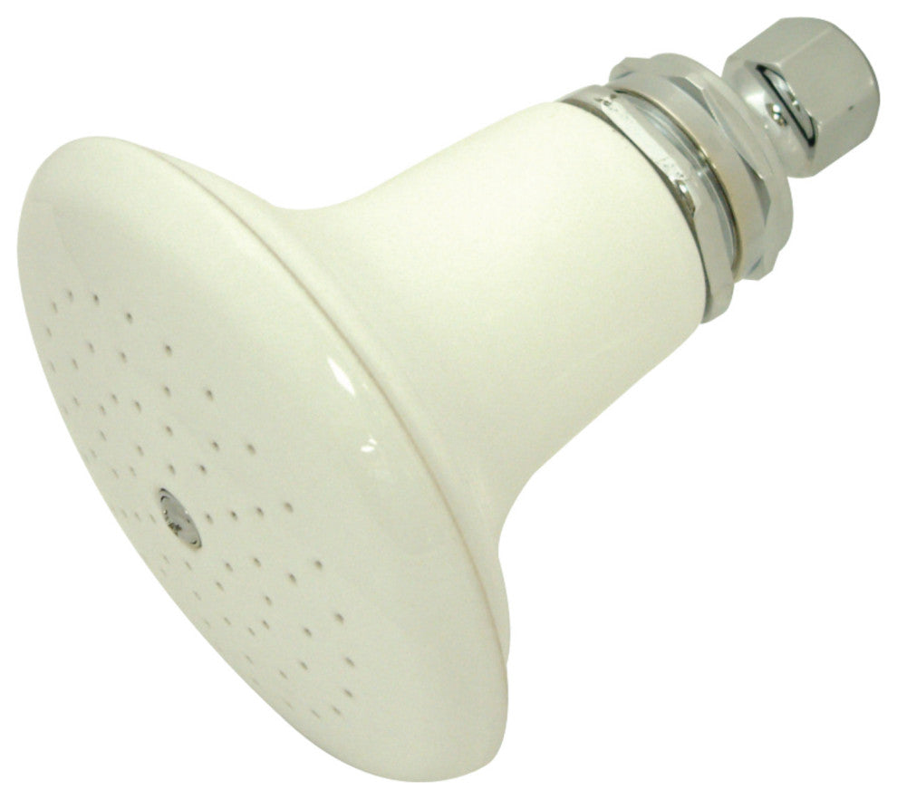 Kingston Brass Ceramic Shower Head, Polished Chrome