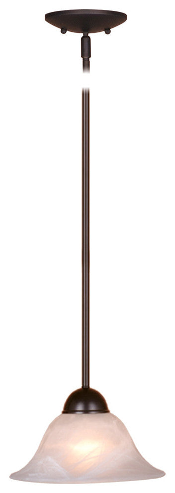 Da Vinci 10" Mini Pendant, Oil Burnished Bronze