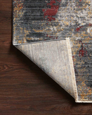 Samra SAM-03 Dk. Gray/Spice 2'3"x3'10" Area Rug