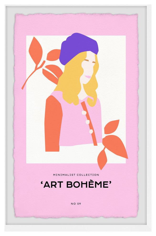 "Bohemian Lifestyle" Framed Painting Print, 8x12