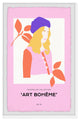 "Bohemian Lifestyle" Framed Painting Print, 8x12