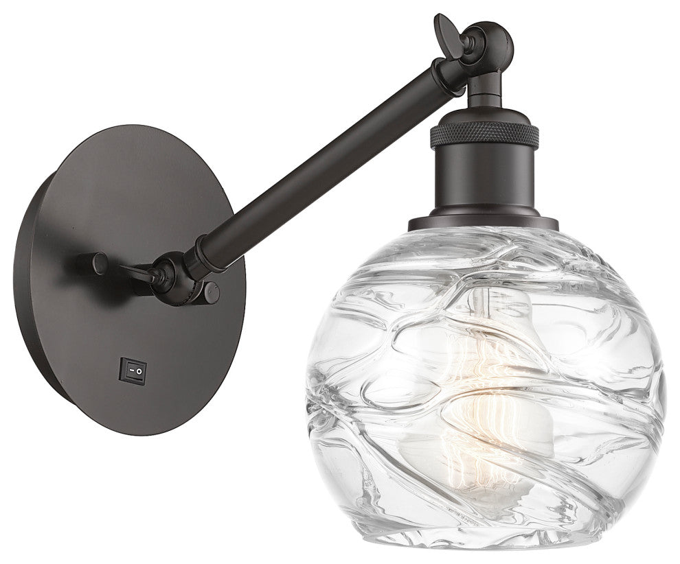 Innovations 317-1W-OB-G1213-6-LED 1-Light Sconce, Oil Rubbed Bronze