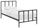 Modway Dower Twin Bed, Brown