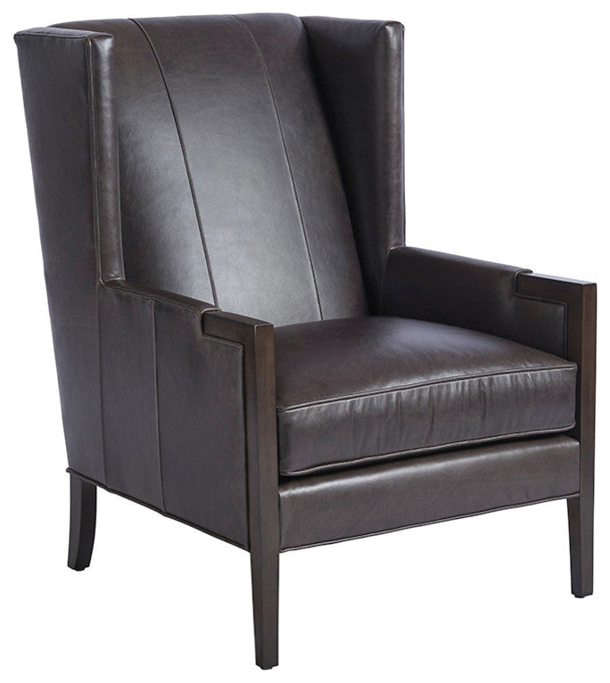 Stratton Leather Wing Chair