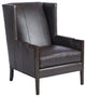 Stratton Leather Wing Chair