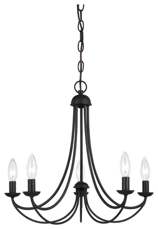 Quoizel MRN5005IB Five Light Chandelier Mirren Imperial Bronze