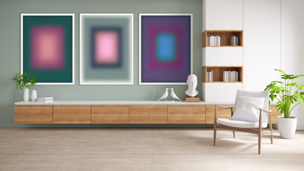 Blur 2 Fine Art Print, Canvas, White, 45"x34"