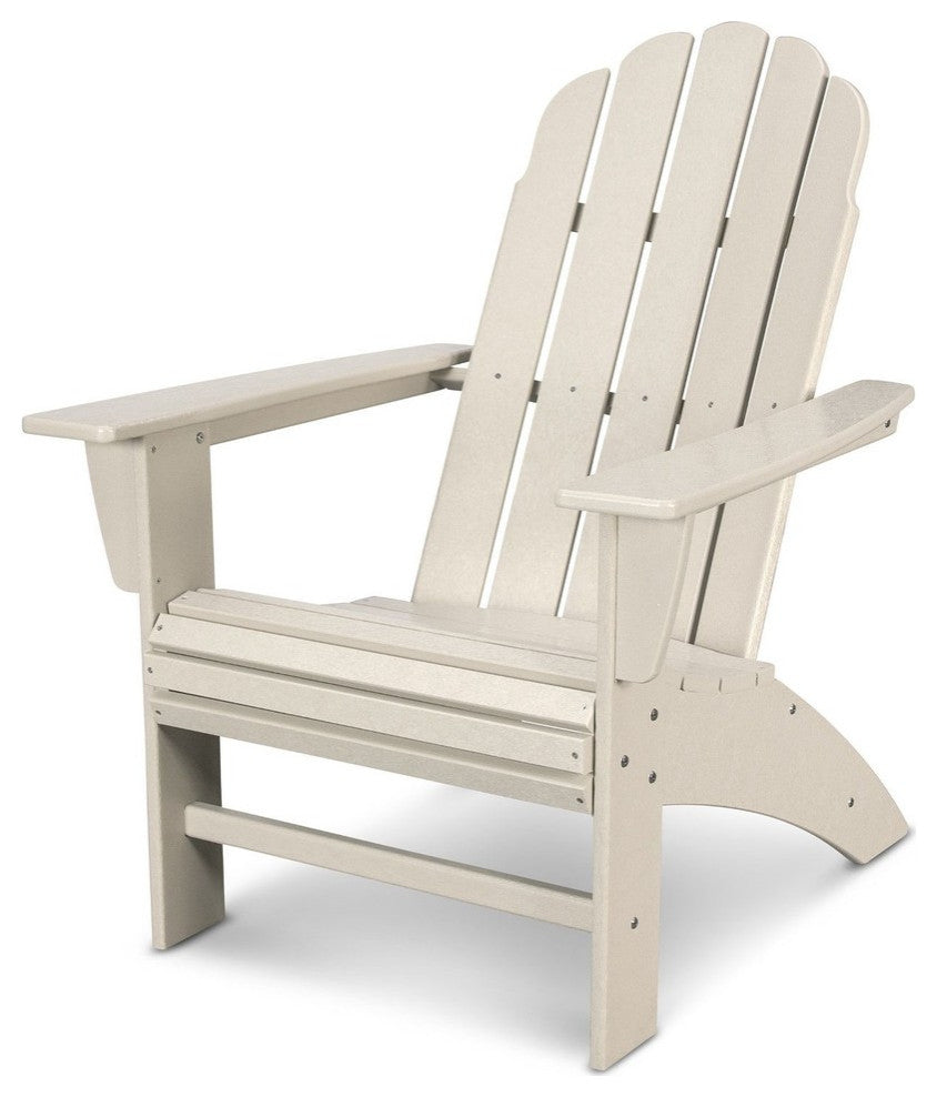Vineyard Curveback Adirondack Chair, Sand