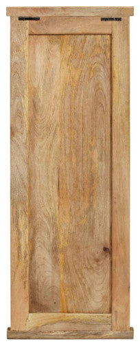 vidaXL Coat Racks Wall Mounted Clothes Rack Hook Hanger 2 Pcs Solid Wood Mango