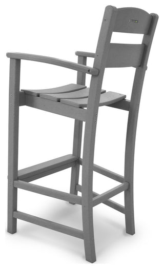 Ivy Terrace Classics Bar Arm Chair, Slate Gray
