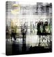 "NY Moving" Fine Art Canvas Print, 18"x18"