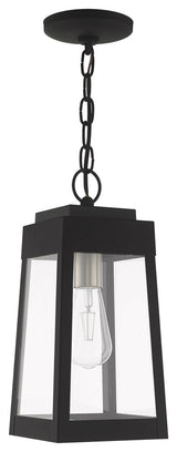 Livex Lighting Black 1-Light Outdoor Pendant Lantern