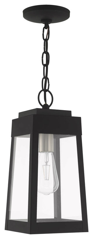 Livex Lighting Black 1-Light Outdoor Pendant Lantern