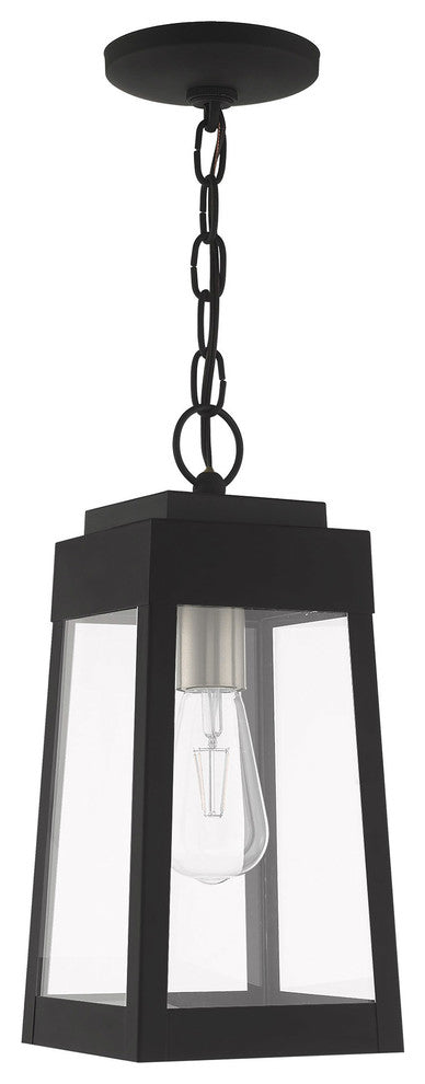 Livex Lighting Black 1-Light Outdoor Pendant Lantern