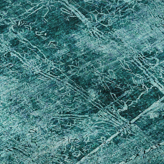 Premium Machine Washable Mayfield AMF559 Teal 5' x 7'6" Rug
