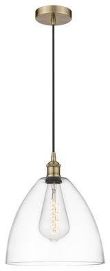 Innovations 616-1P-AB-GBD-122 1-Light Mini Pendant, Antique Brass
