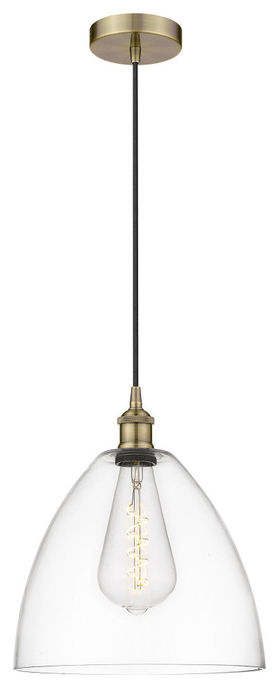 Innovations 616-1P-AB-GBD-122 1-Light Mini Pendant, Antique Brass