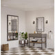 Goodwin 1-Lt Matte Black Modern Vanity Light With Clear Glass