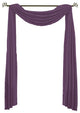 Single Soho Decorative Faux Silk Scarf, Purple
