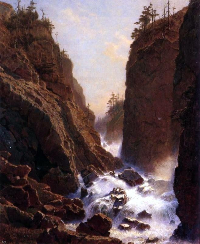 William Stanley Haseltine Cascade Wall Decal