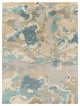 Surya Slice of Nature SLI-6407 Modern Area Rug, Ice Blue, 9' x 13' Rectangle