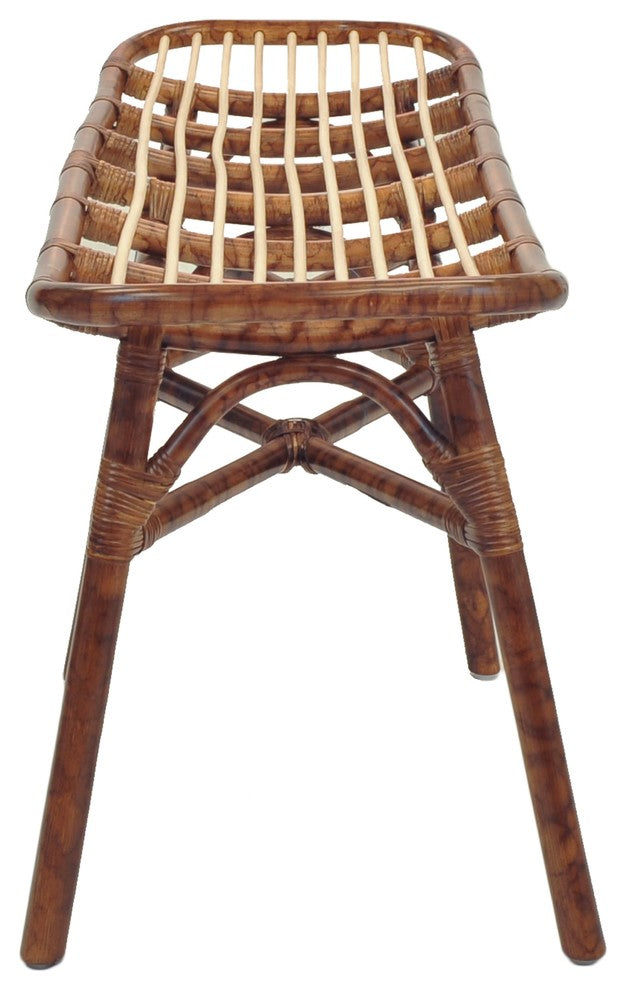 Beyla Rattan Bench