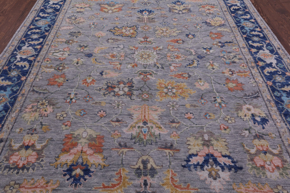7' 11" X 10' 10" Persian Fine Serapi Hand-Knotted Wool Rug - Q13473