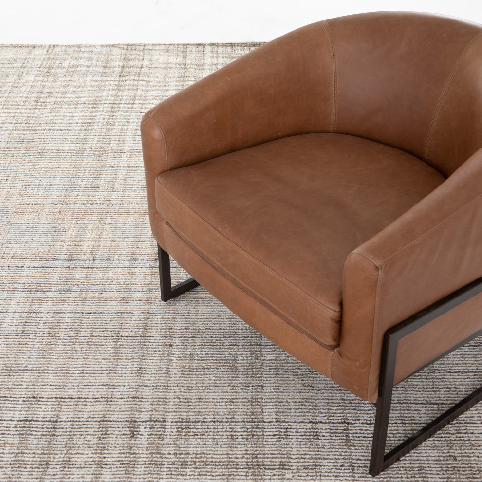 Amaud Rug, 8x10'-Brown, Cream