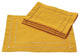 Handmade Double Hemstitch Easy Care Placemat, 13"x19", Gold, Set of 4