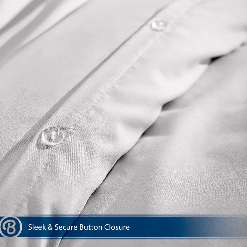 Bare Home Microfiber Duvet Insert & Duvet Cover Set, White, Twin/Twin Xl