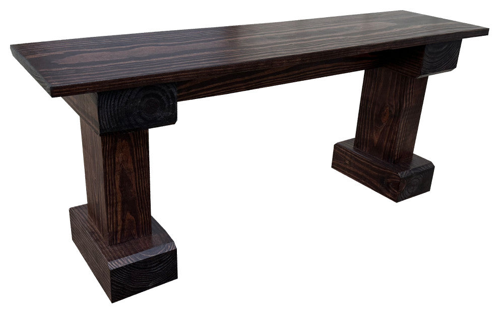 Red Mahogany Wyoming Bench, 72 Inches