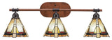 Blacksmith 3-Light Bath Bar, Zion Art