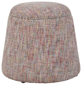 Uttermost - 23834 - Ottoman - Gumdrop - Brushed Nickel