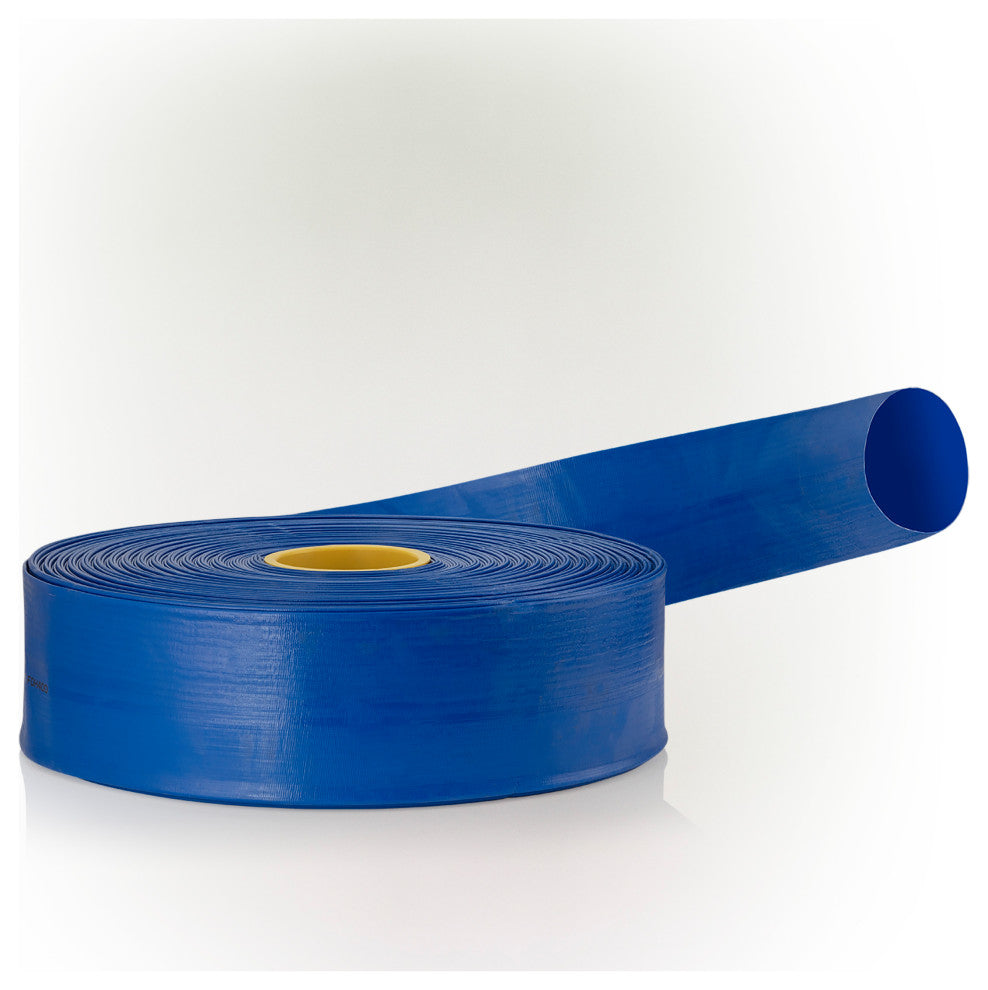Alpine PVC Lay-Flat Water Discharge Hose x 300Ft, 3"Diameter