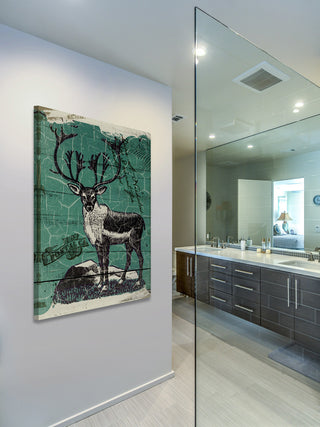 "Woodland" Painting Print on Wrapped Canvas