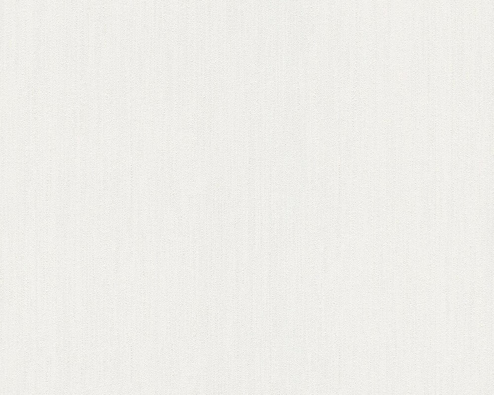 Elegance2, Modern Accent Block Stripes Baroque White Wallpaper Sample
