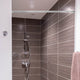 Tension Adjustable Shower Curtain Rod 43-79 Inches , Silver