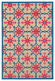 Oriental Weavers Cayman Sand/ Pink Floral Indoor/Outdoor Rug 5'3"X7'6"