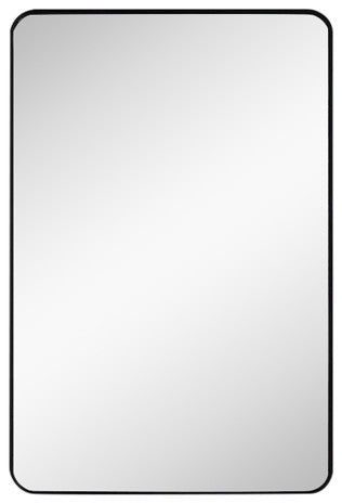 Framed Bathroom Mirror, Rectangular Mirror, Horizontal/Vertical, 24"x36