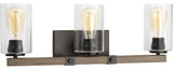 Barnes Mill Collection 3-Light Bath and Vanity, Antique Bronze